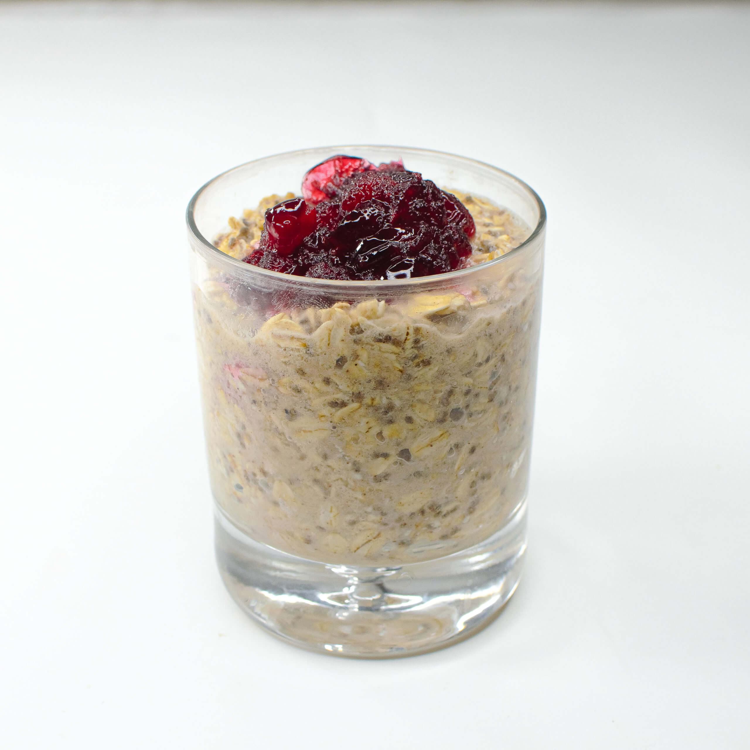 Apple Cranberry Overnight Oats