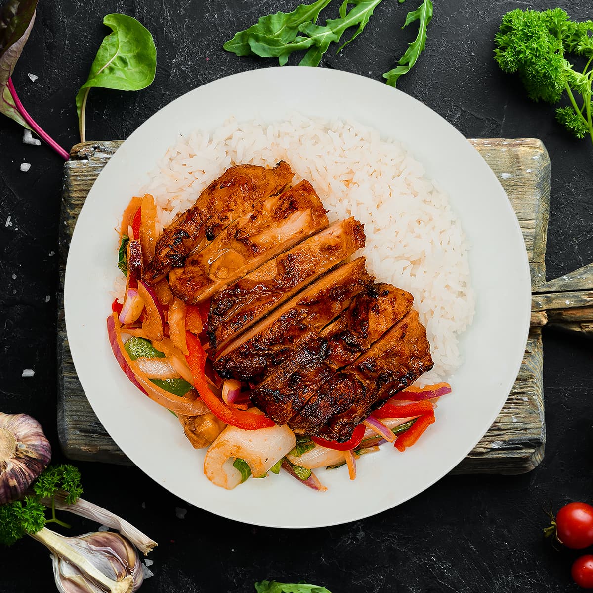 Teriyaki Chicken with Asian Vegetables