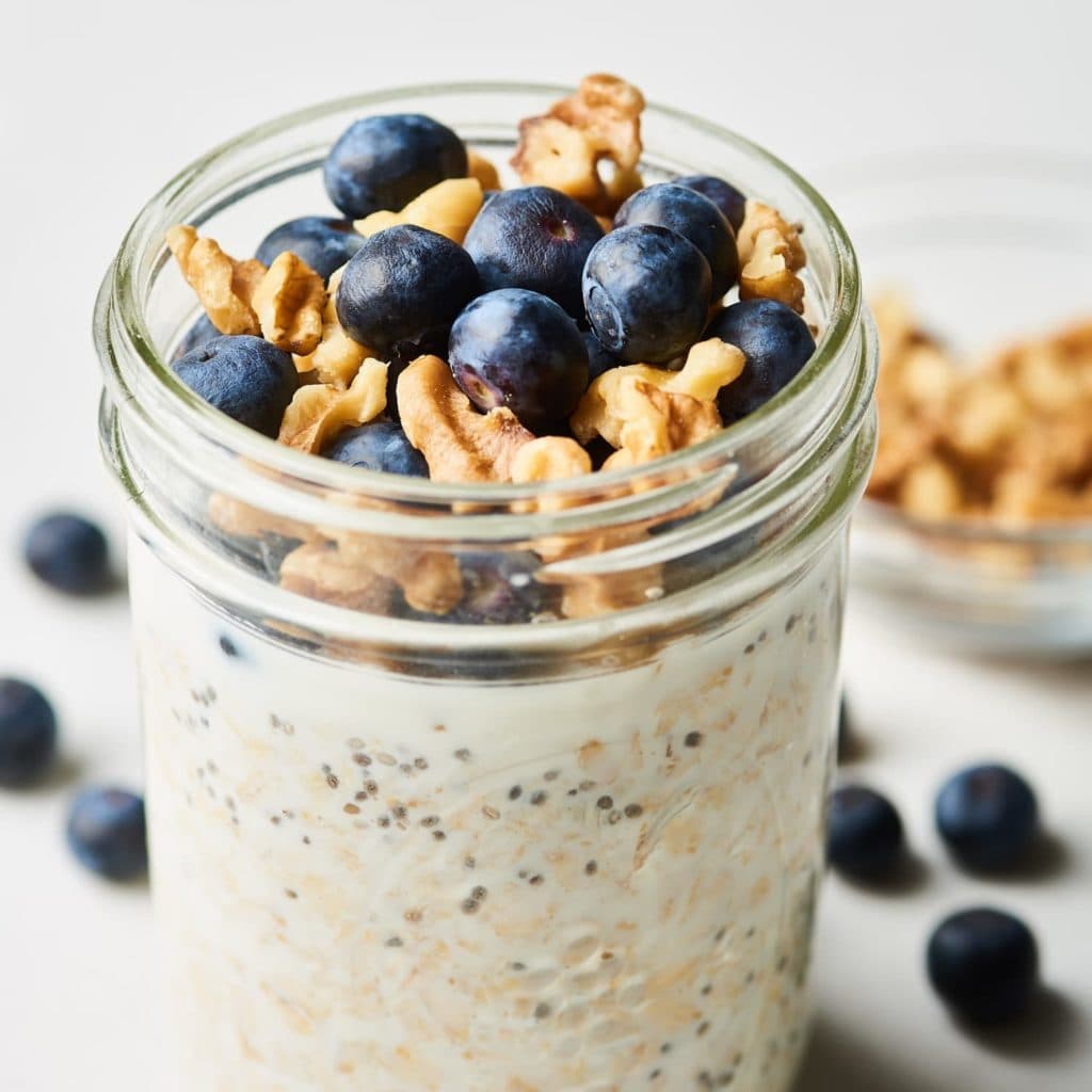 Blueberry & Walnut Overnight Oats