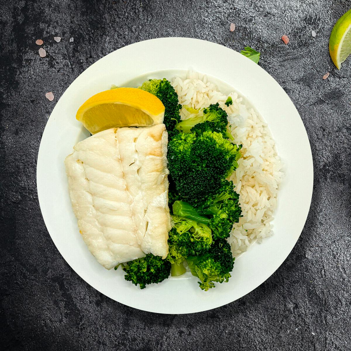 Simple Wild Caught Cod with Broccoli