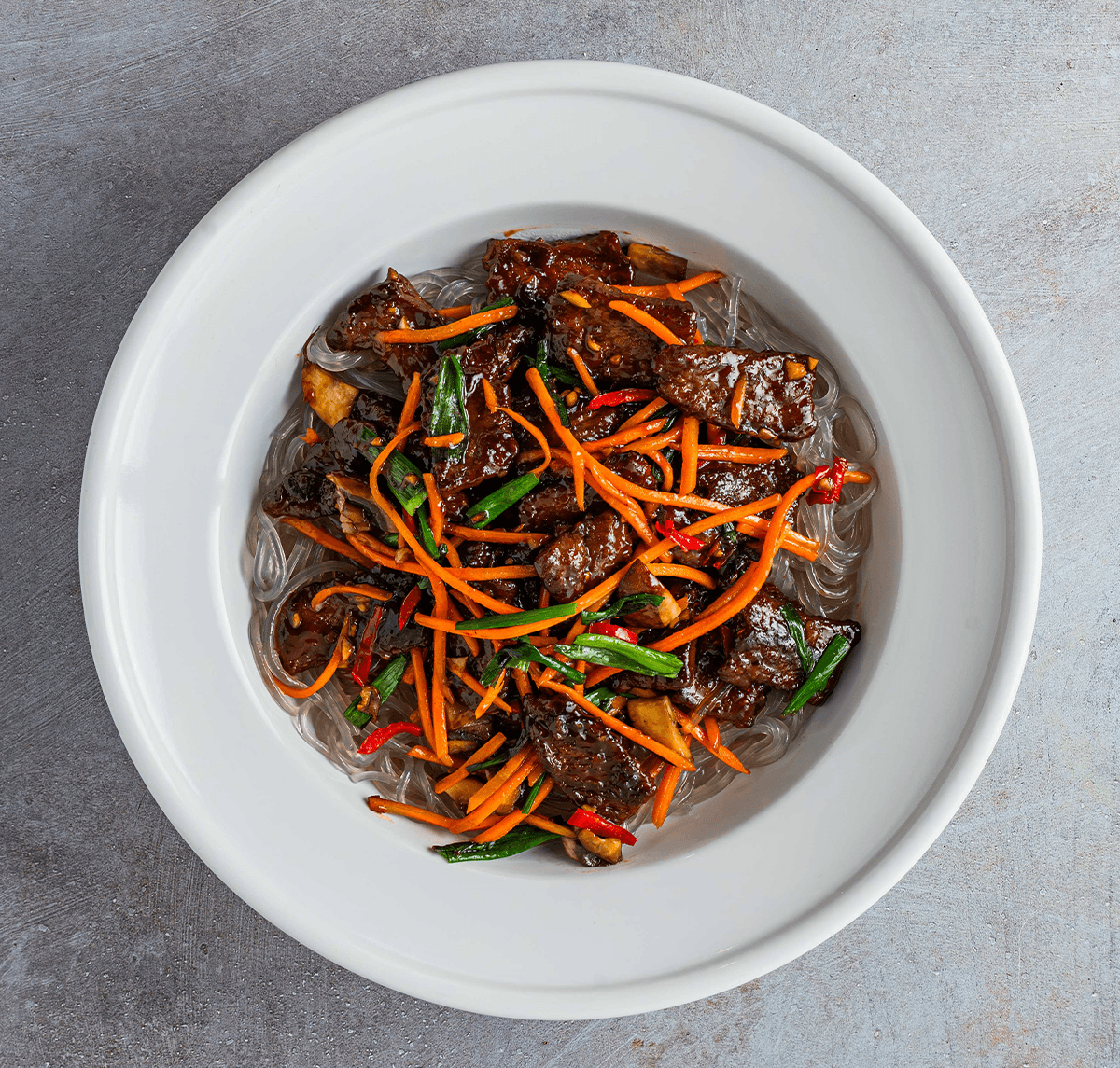 Sweet Garlicky Steak Noodles