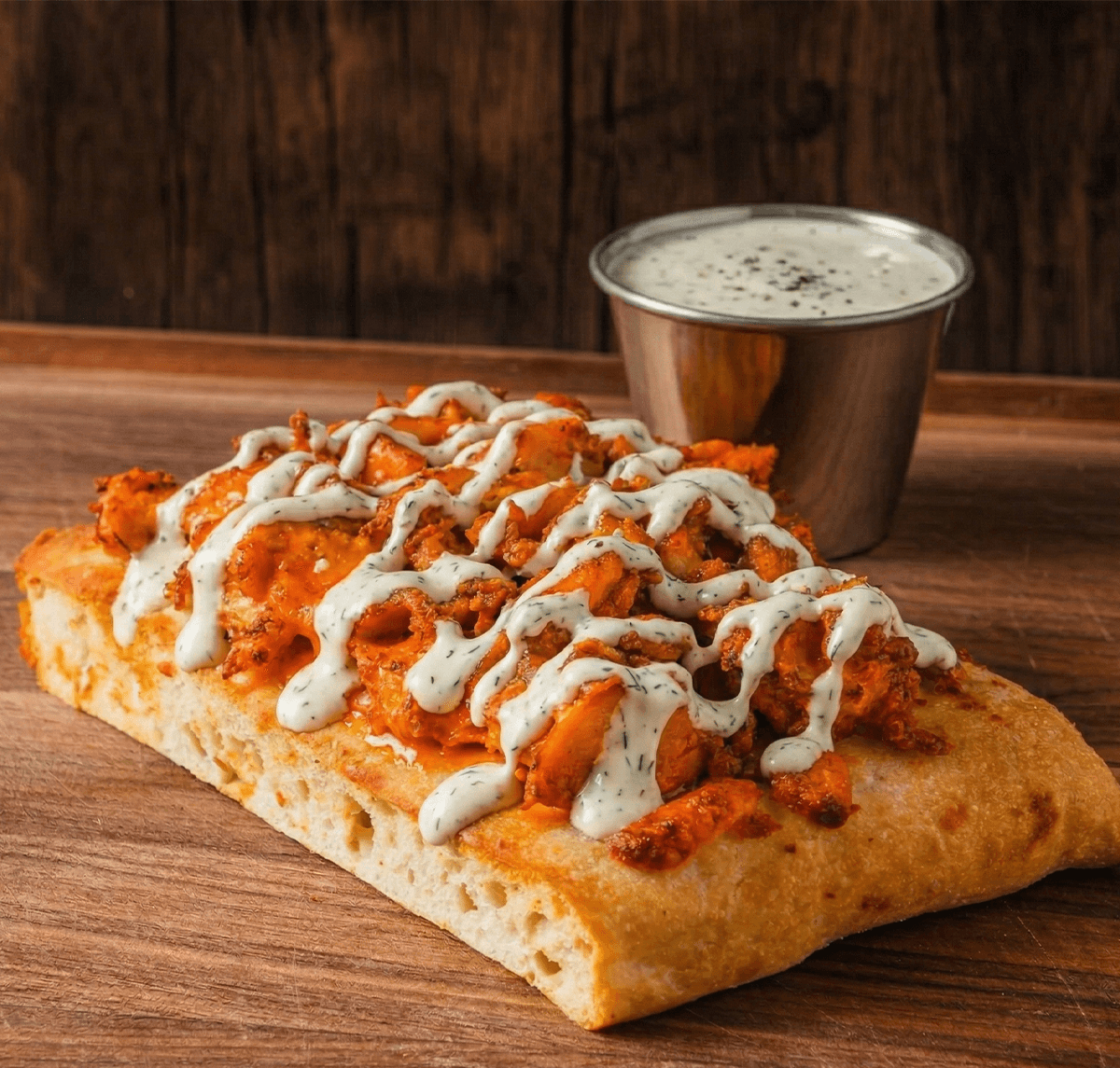 Buffalo Chicken Flatbread