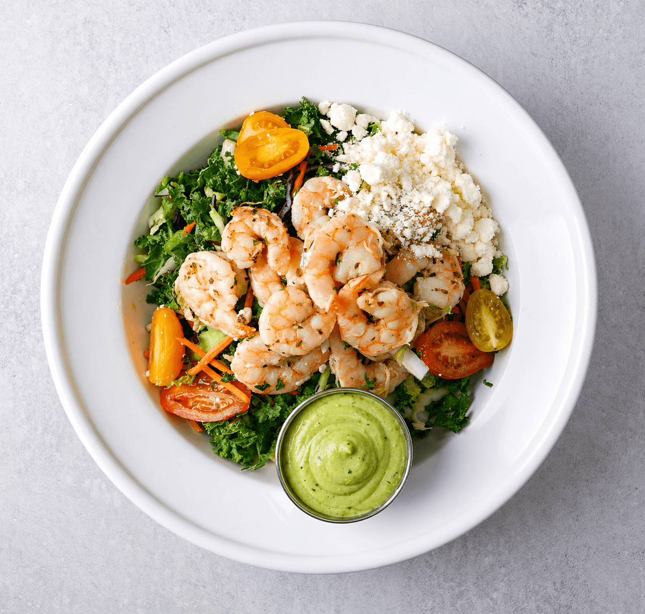 Green Goddess Shrimp Bowl