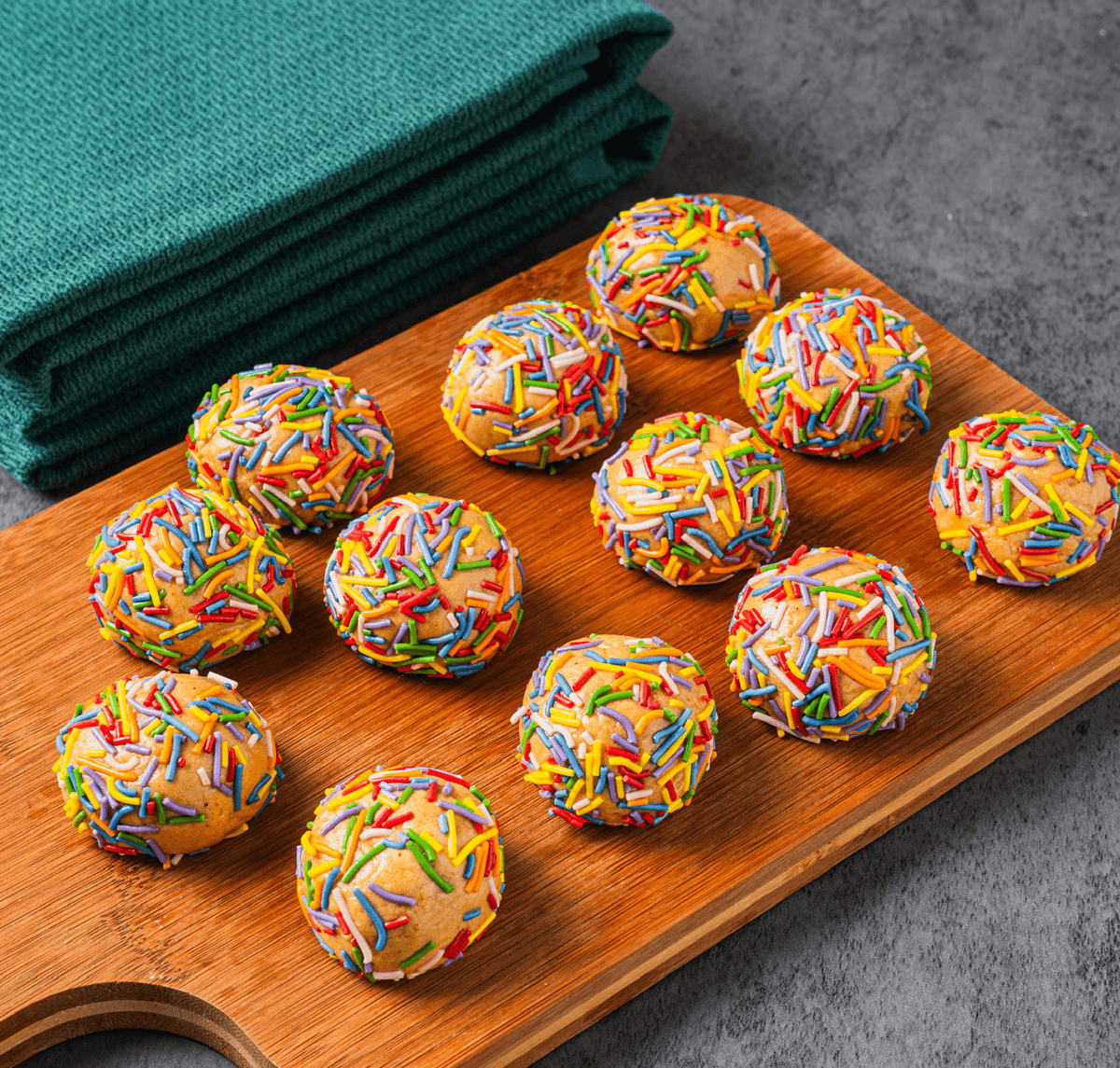 Cake Batter Protein Bites