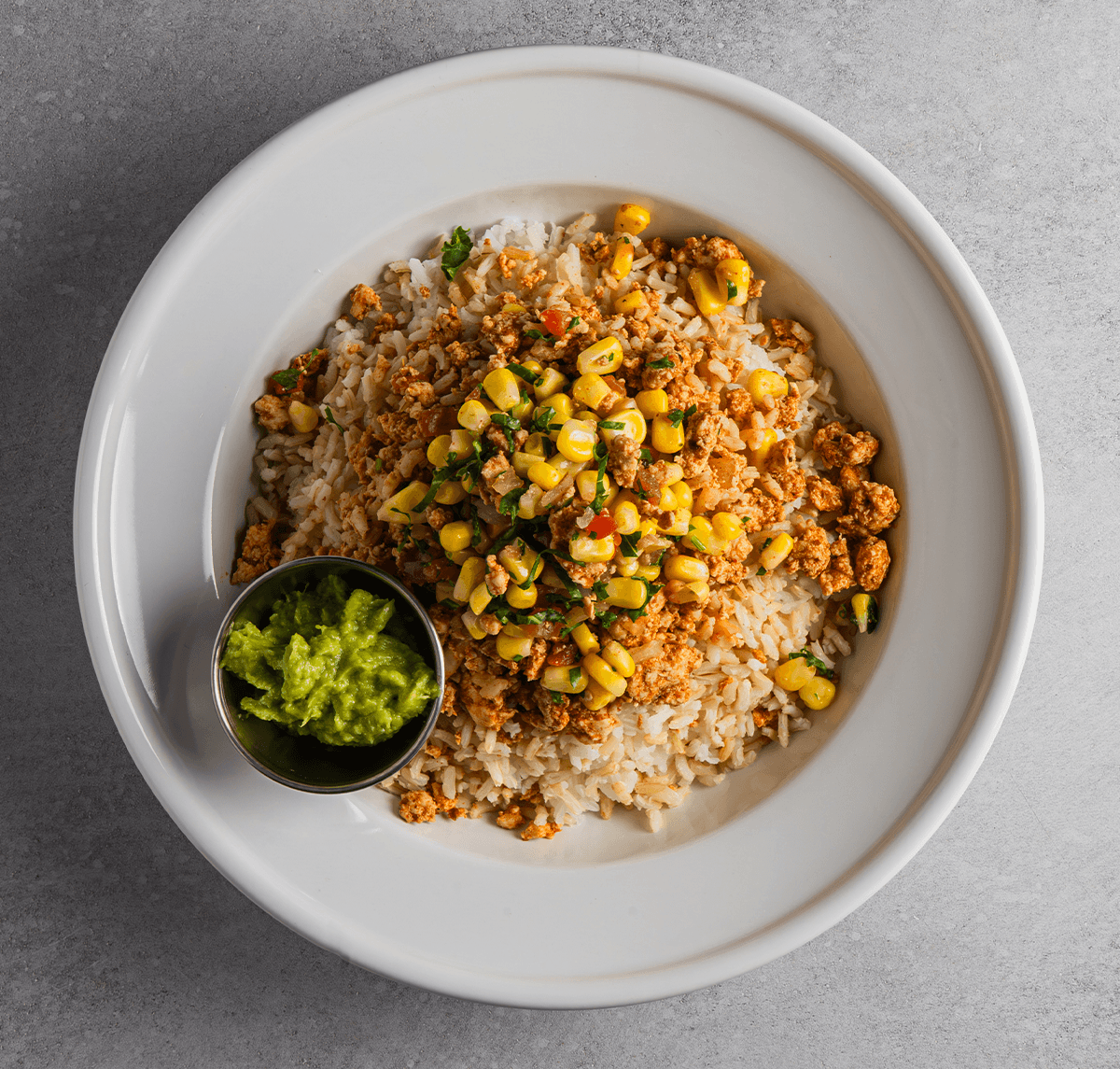 Ground Chicken Taco Bowl