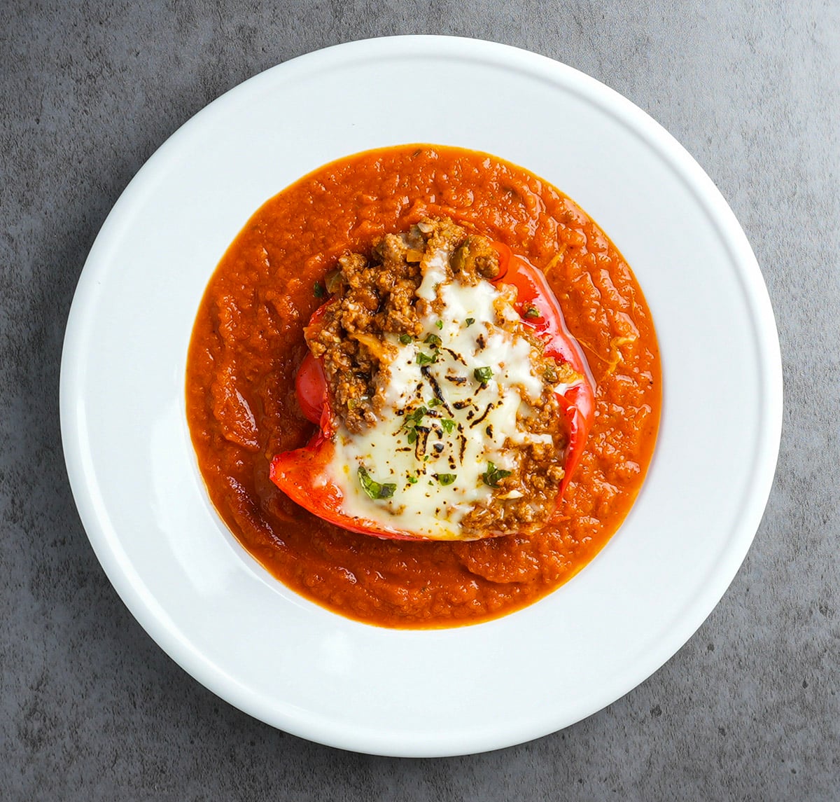 Sloppy Joe Stuffed Pepper