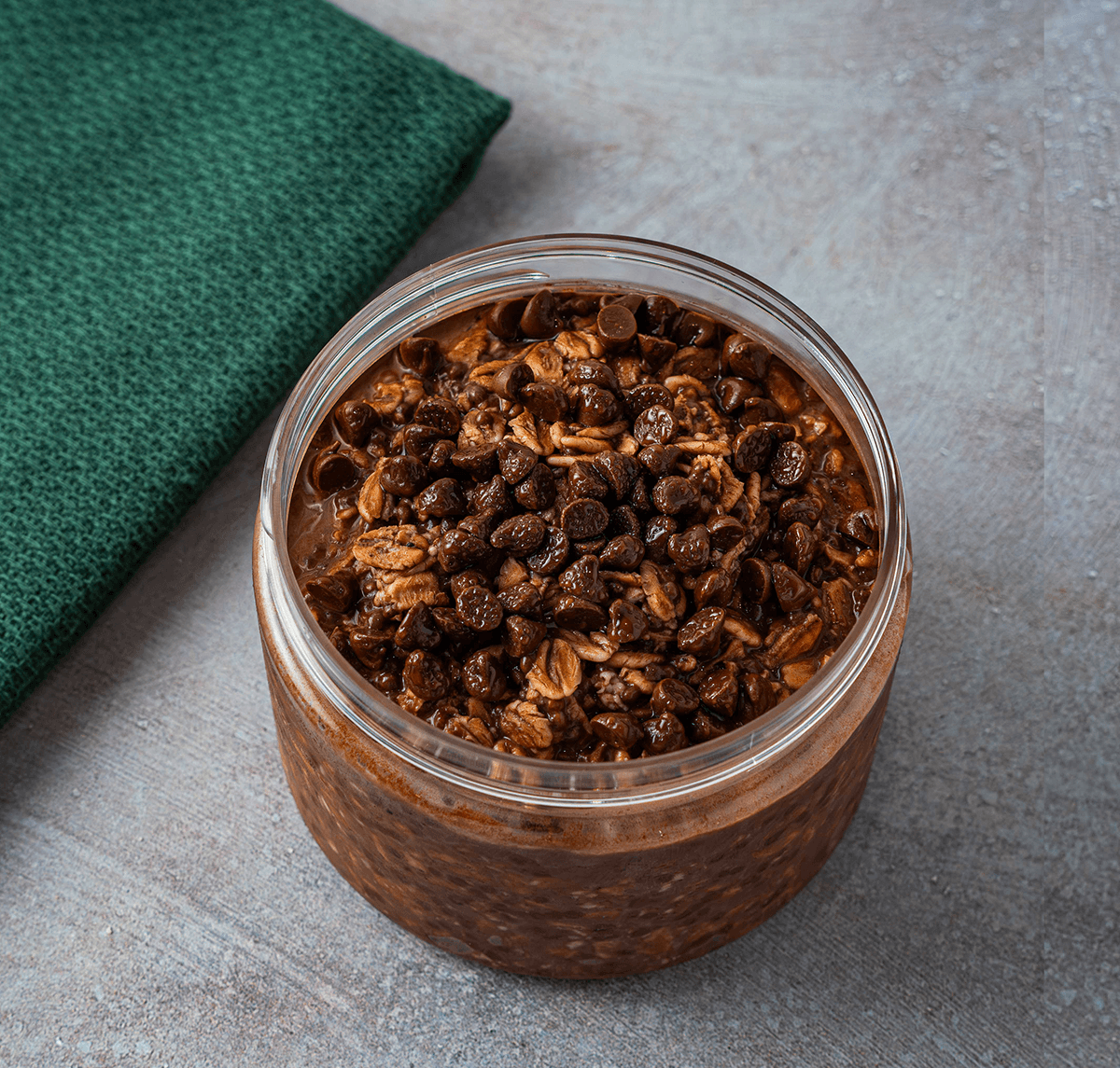 Chocolate Brownie Overnight Oats