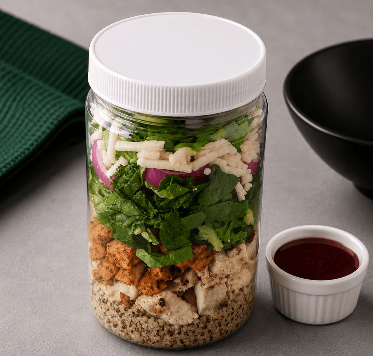 Golden Hot Honey Salad